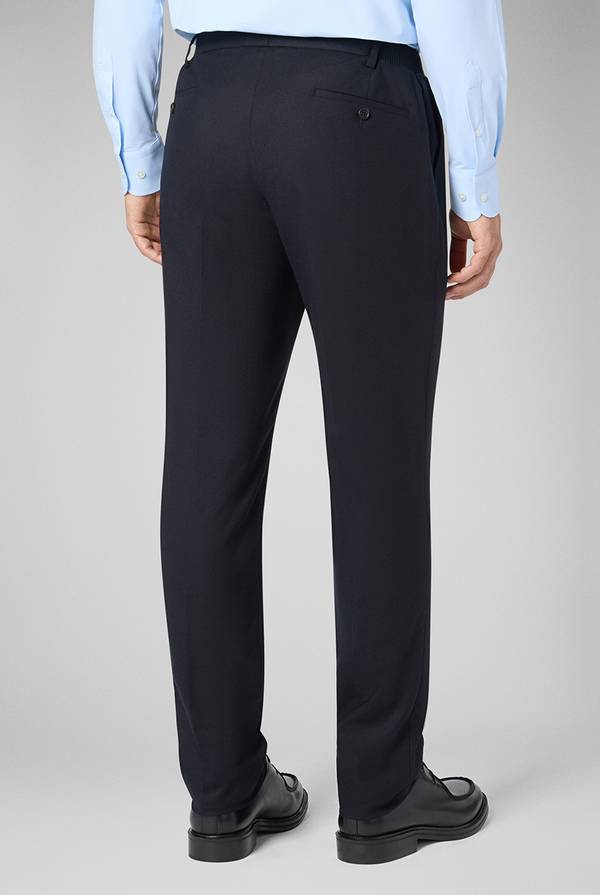 Pull Pal Zileri Pantaloni in lana stretch con banda elastica Novità