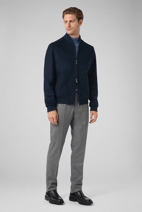 Pull Pal Zileri Pantaloni in lana stretch con banda elastica Presa