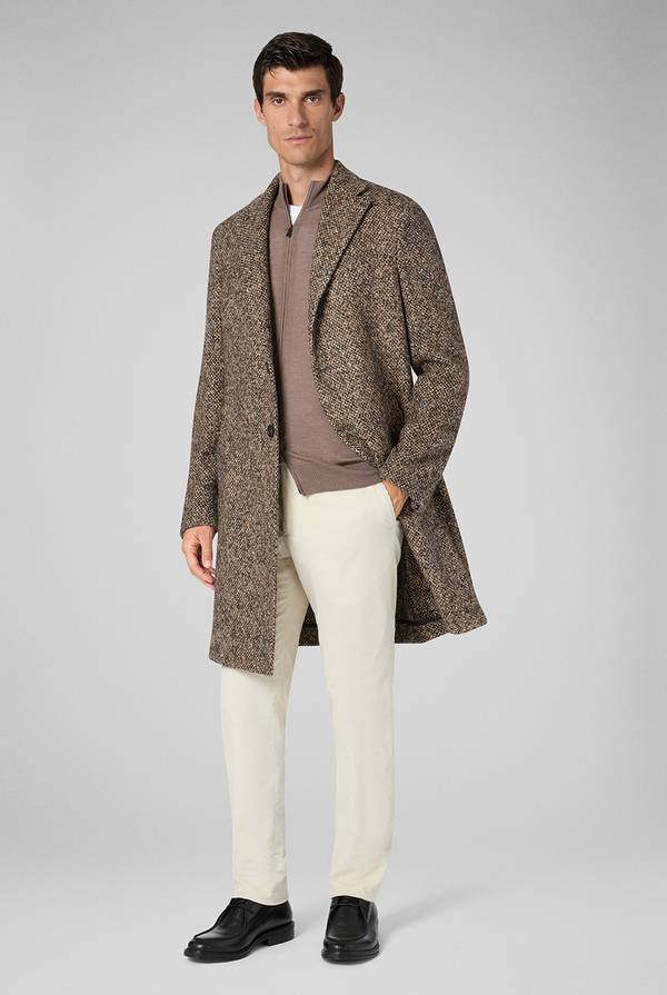 Pull Pal Zileri Pantaloni in velluto corduroy e lana Sconto