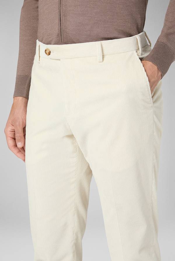 Pull Pal Zileri Pantaloni in velluto corduroy e lana Sconto