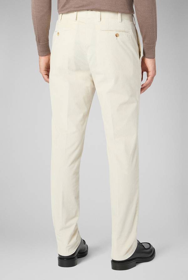 Pull Pal Zileri Pantaloni in velluto corduroy e lana Sconto