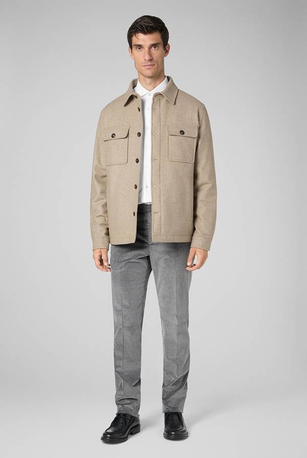 Pull Pal Zileri Pantaloni in velluto corduroy e lana Economico