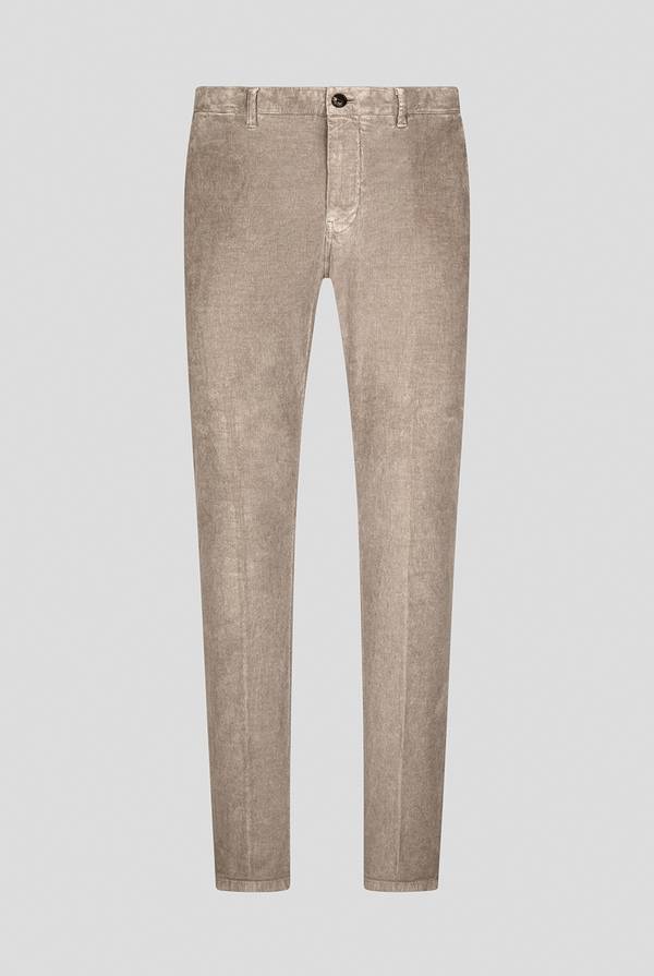 Pull Pal Zileri Pantaloni chino tinti in capo in cotone corduroy