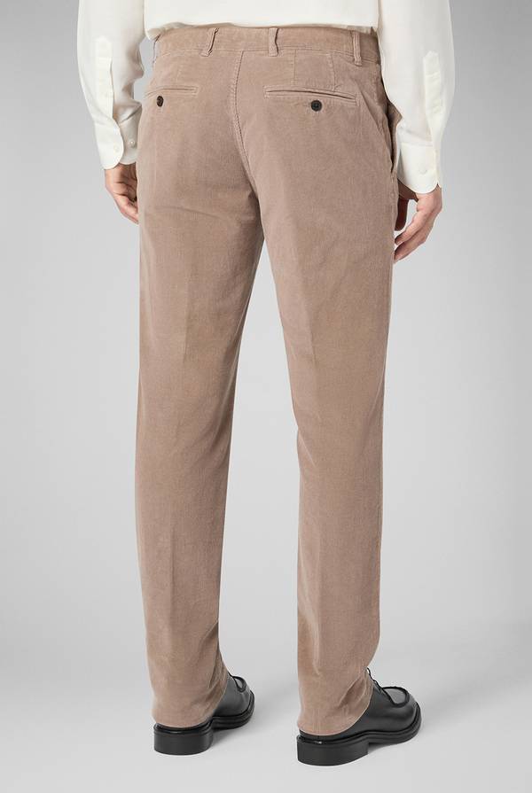 Pull Pal Zileri Pantaloni chino tinti in capo in cotone corduroy Saldi