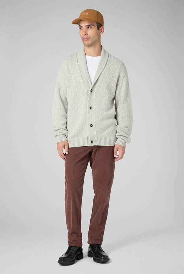Pull Pal Zileri Pantaloni chino tinti in capo in cotone corduroy Offerte