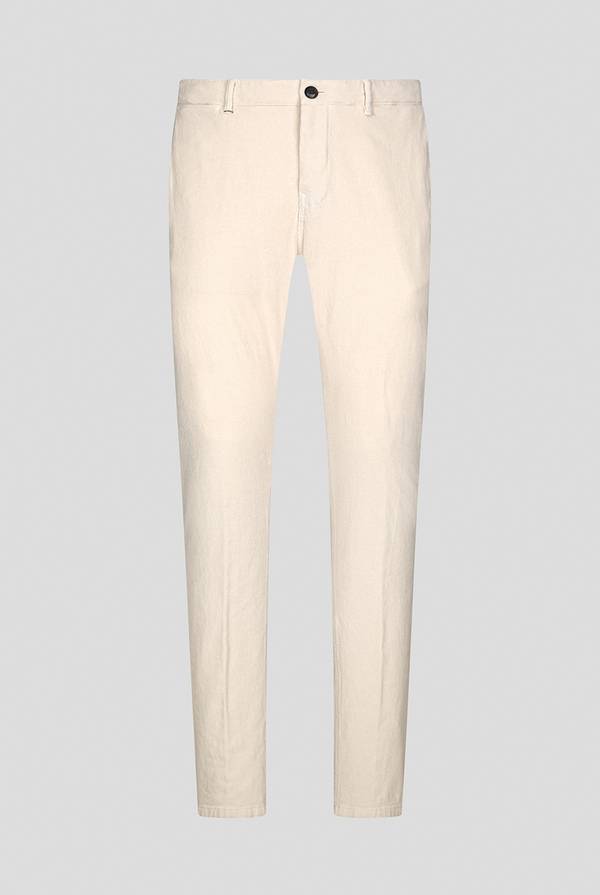 Pull Pal Zileri Pantaloni chino tinti in capo in cotone corduroy