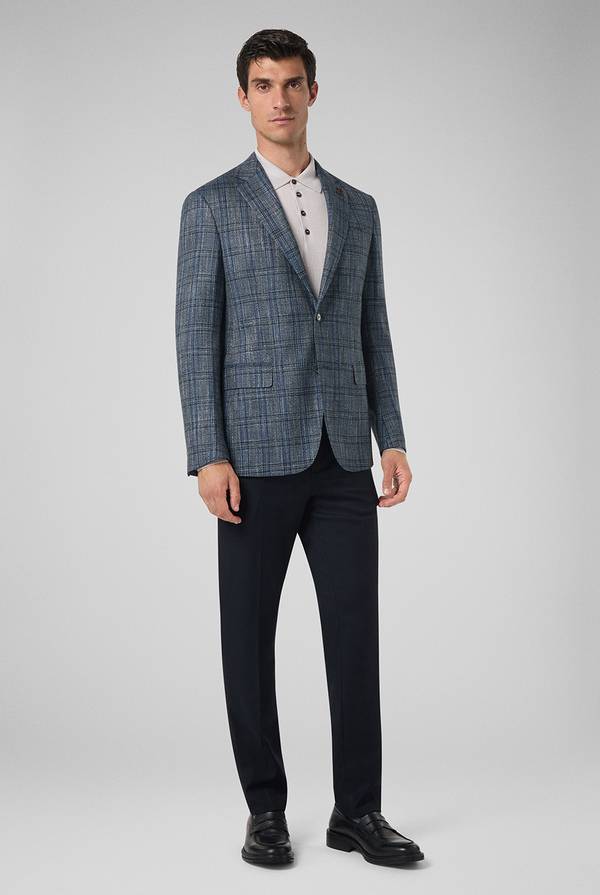 Pull Pal Zileri Pantaloni chino in tencel stretch Vendita Economica