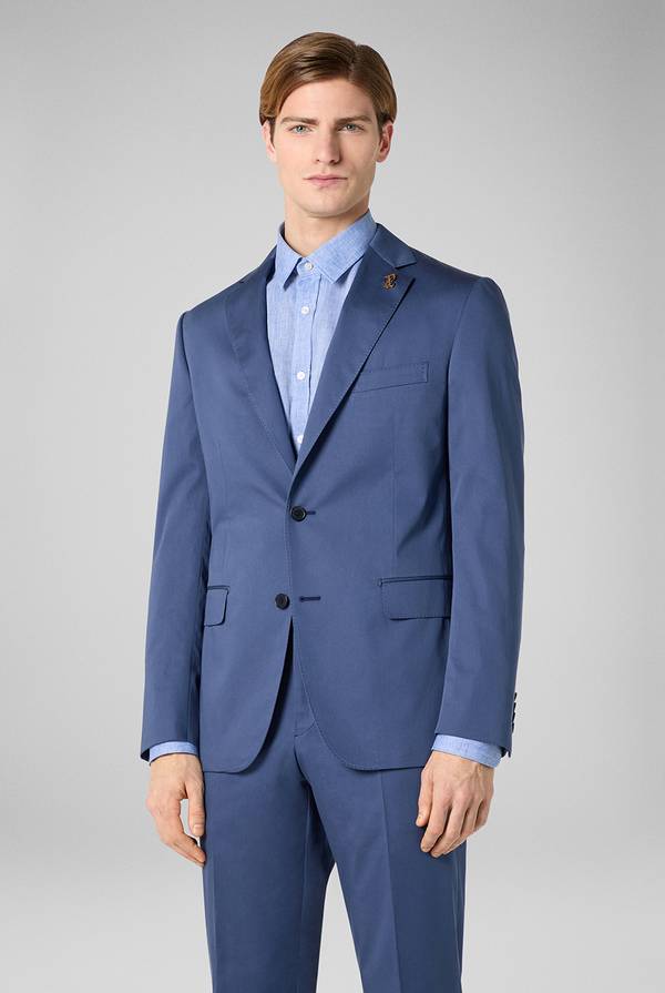 Pull Pal Zileri Abito Vicenza in seta e cotone stretch In Saldo