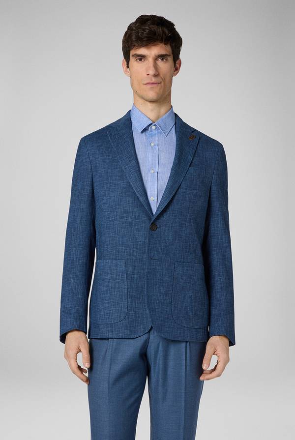 Pull Pal Zileri Giacca Brera in misto lana, cotone e nylon 2025