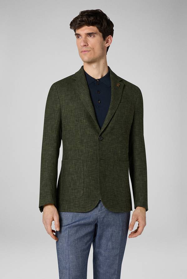 Pull Pal Zileri Giacca Brera in misto lana, cotone e nylon Nuovo
