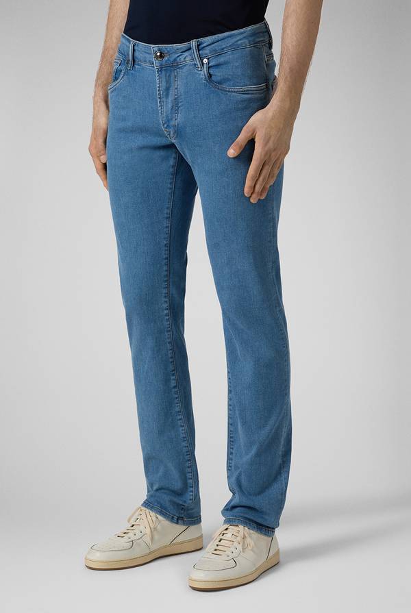 Pull Pal Zileri Denim 5 tasche effetto delavè Vendita