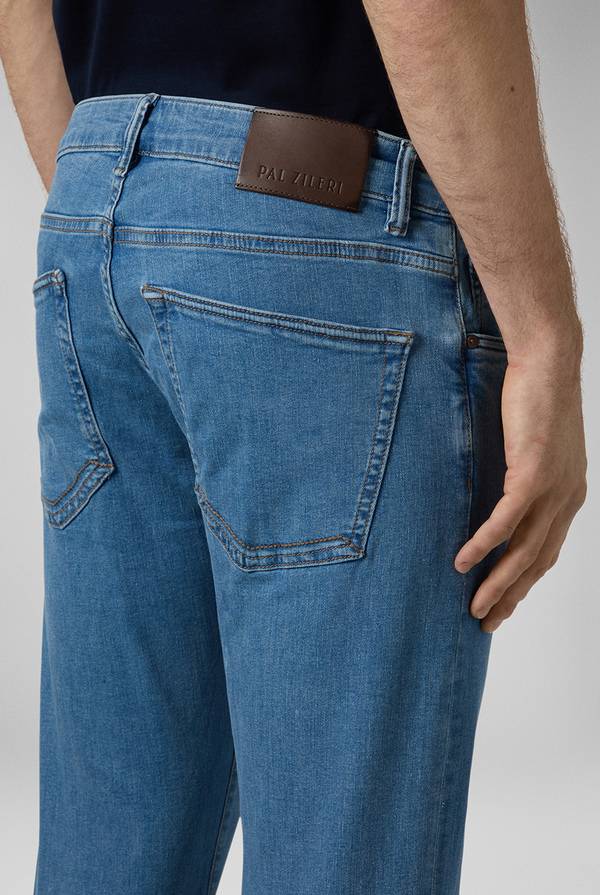 Pull Pal Zileri Denim 5 tasche effetto delavè Vendita