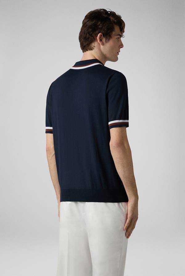 Pull Pal Zileri Polo in maglia con dettagli a contrasto Hotsell