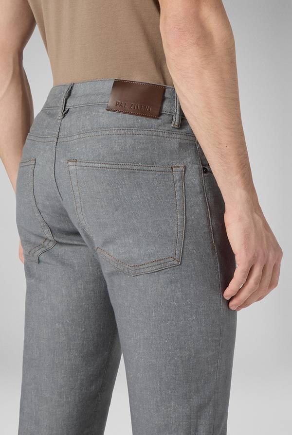 Pull Pal Zileri Denim 5 tasche effetto lino Affare Del Giorno