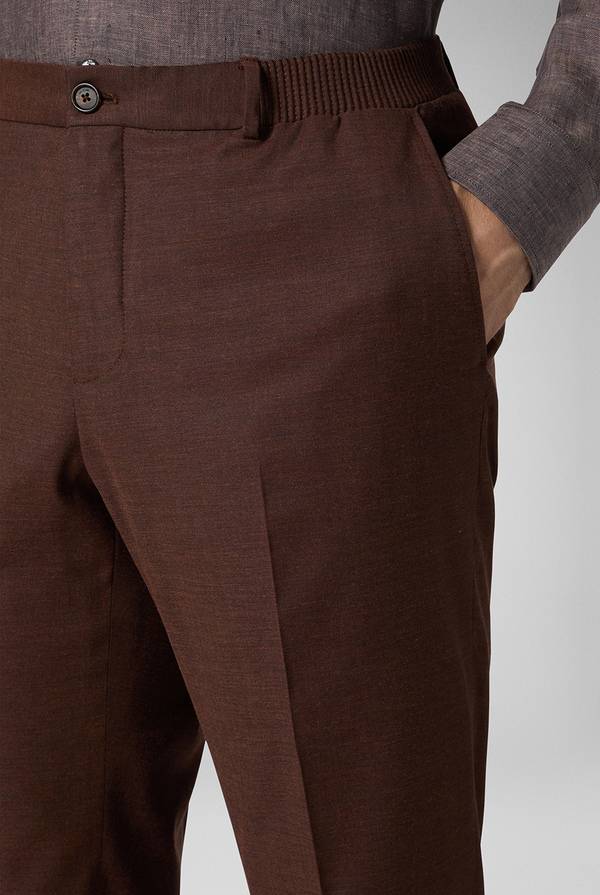 Pull Pal Zileri Pantalone classico in lana e bamboo Novità