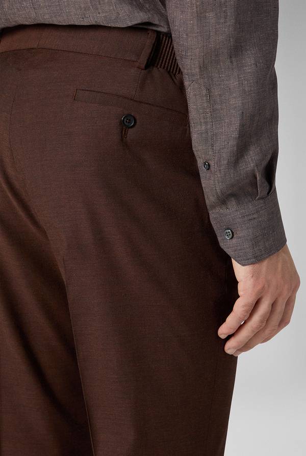 Pull Pal Zileri Pantalone classico in lana e bamboo Novità