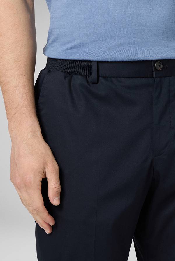 Pull Pal Zileri Pantalone in cotone e tencel stretch Sconto