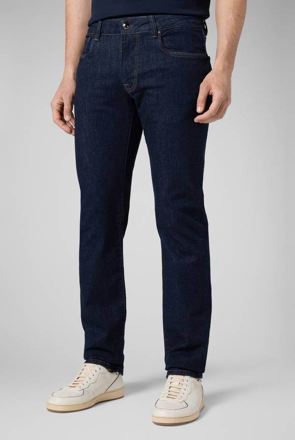 Pull Pal Zileri Denim 5 tasche lavaggio scuro Saldi
