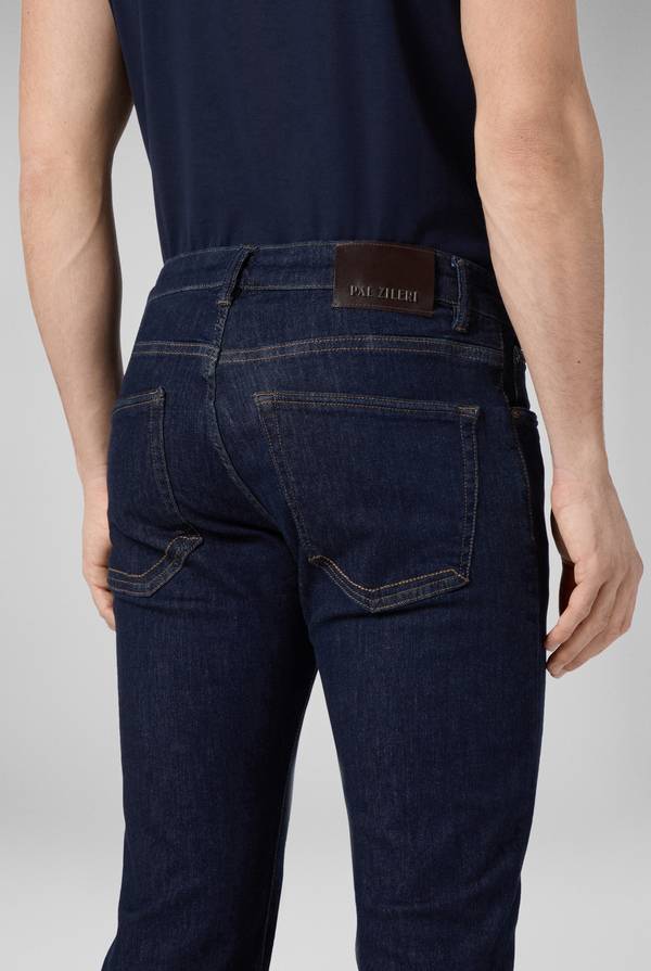 Pull Pal Zileri Denim 5 tasche lavaggio scuro Saldi