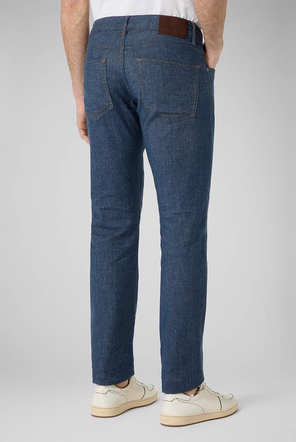 Pull Pal Zileri Denim 5 tasche effetto lino Offerte