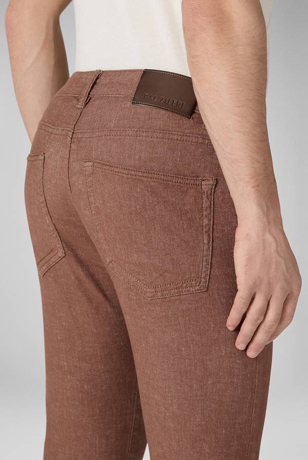Pull Pal Zileri Denim 5 tasche effetto lino Hotsell