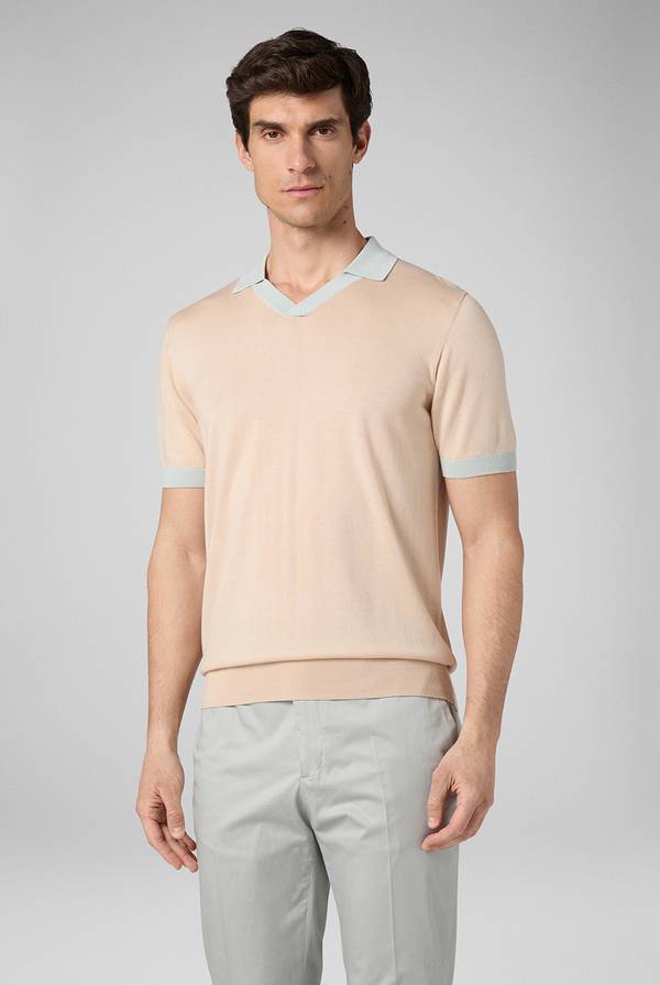 Pull Pal Zileri Polo a maniche corte con scollo a V Nuova