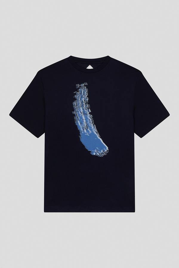Pull Pal Zileri Tshirt con lavorazione jacquard