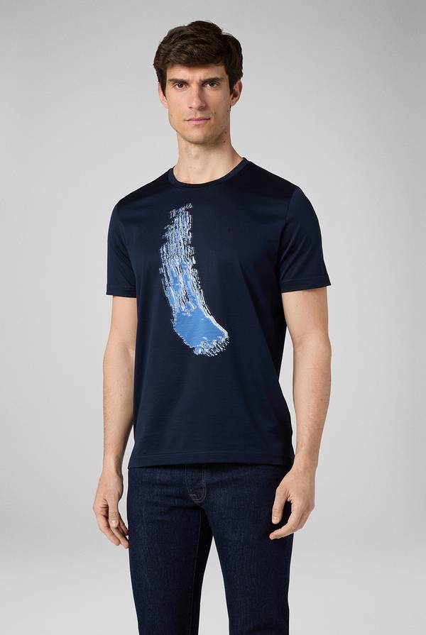 Pull Pal Zileri Tshirt con lavorazione jacquard Online Outlet