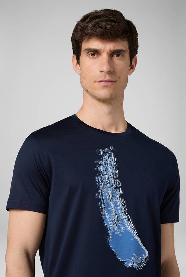 Pull Pal Zileri Tshirt con lavorazione jacquard Online Outlet