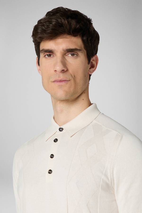 Pull Pal Zileri Polo in maglia con calati In Linea