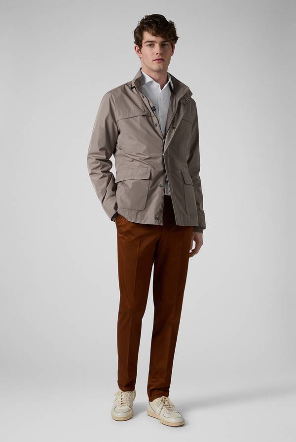 Pull Pal Zileri Oyster Field Jacket in nylon ultra leggero Nuovo