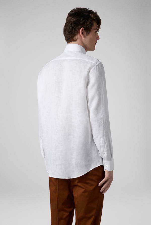 Pull Pal Zileri Camicia in lino bianca Qualità