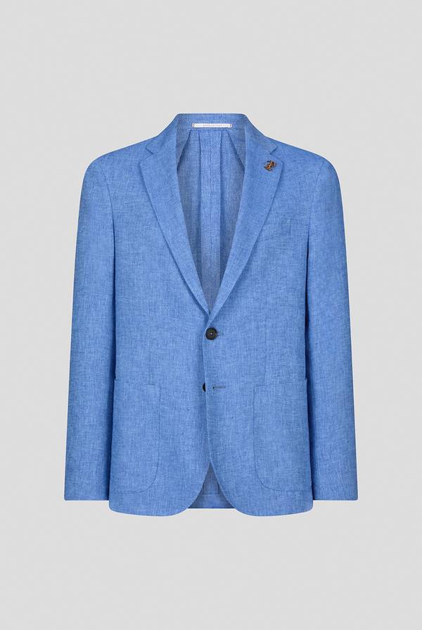 Pull Pal Zileri Giacca Brera in lino e cotone Prezzo Ridotto