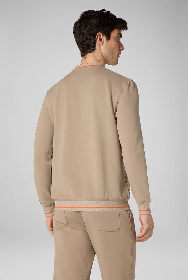 Pull Pal Zileri Felpa in cotone stretch con logo Novità