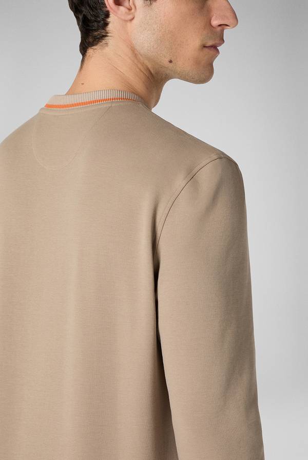 Pull Pal Zileri Felpa in cotone stretch con logo Novità