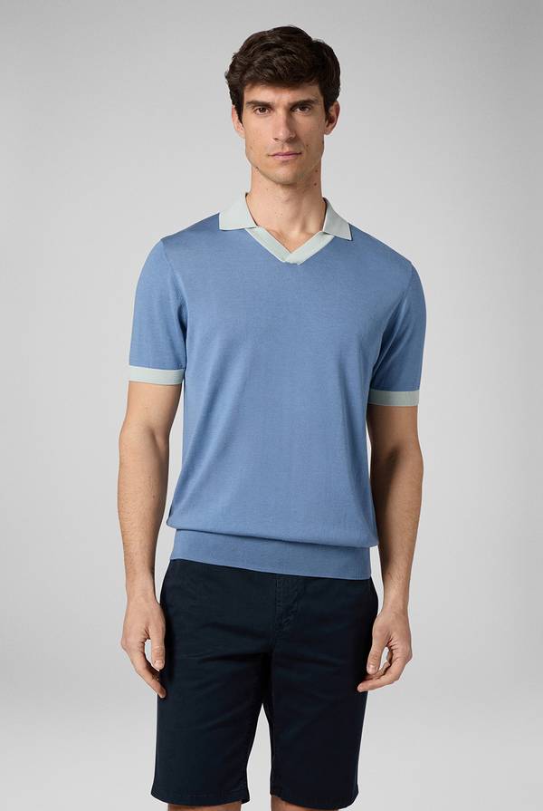 Pull Pal Zileri Polo a maniche corte con scollo a V Online