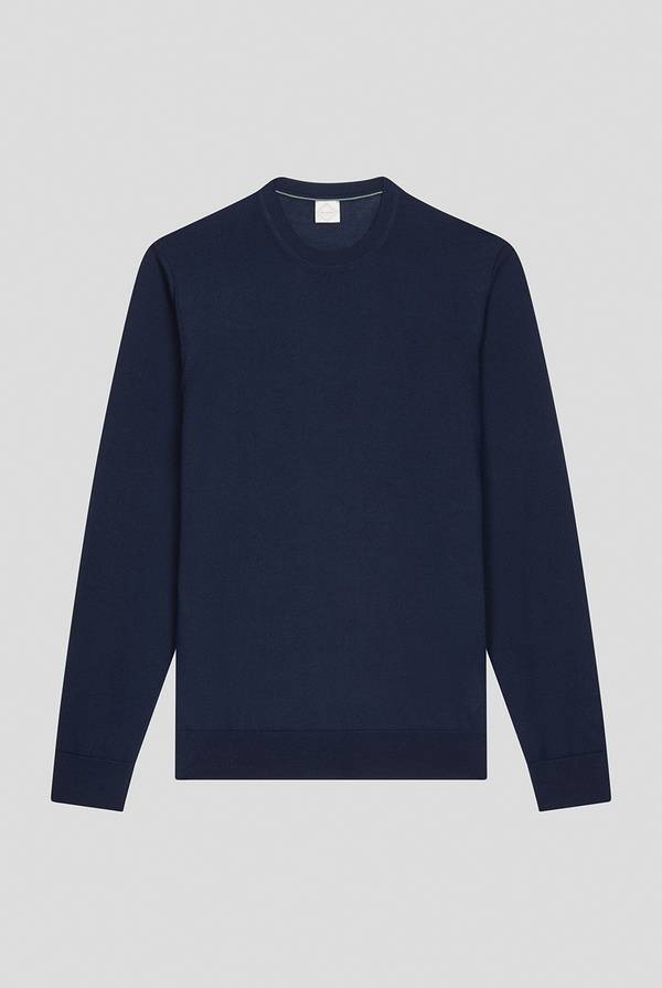 Pull Pal Zileri Girocollo in seta e cotone In Vendita