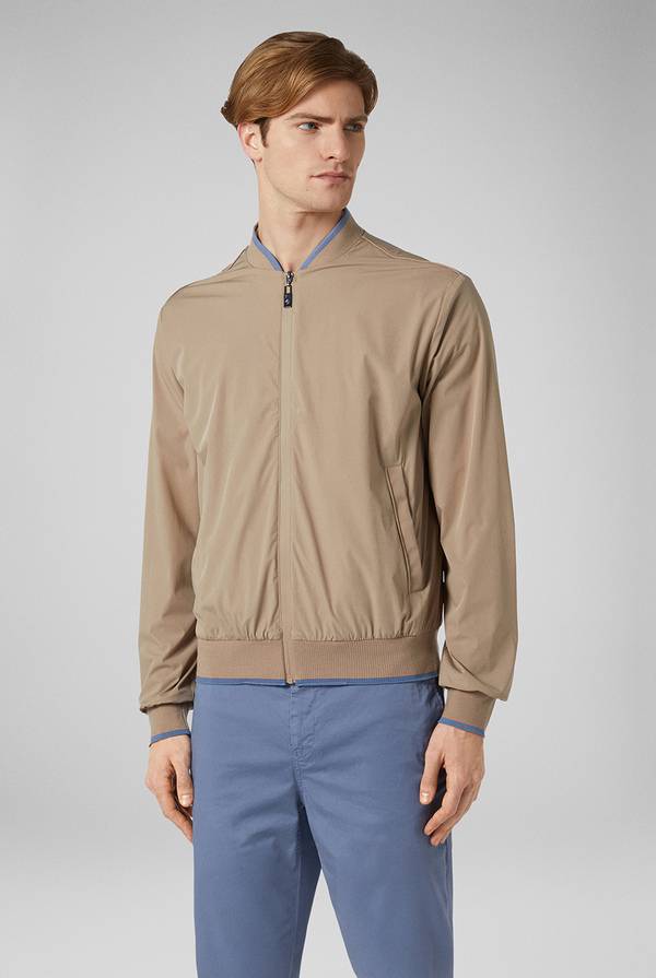 Pull Pal Zileri Bomber in soft shell color tortora Hotsell