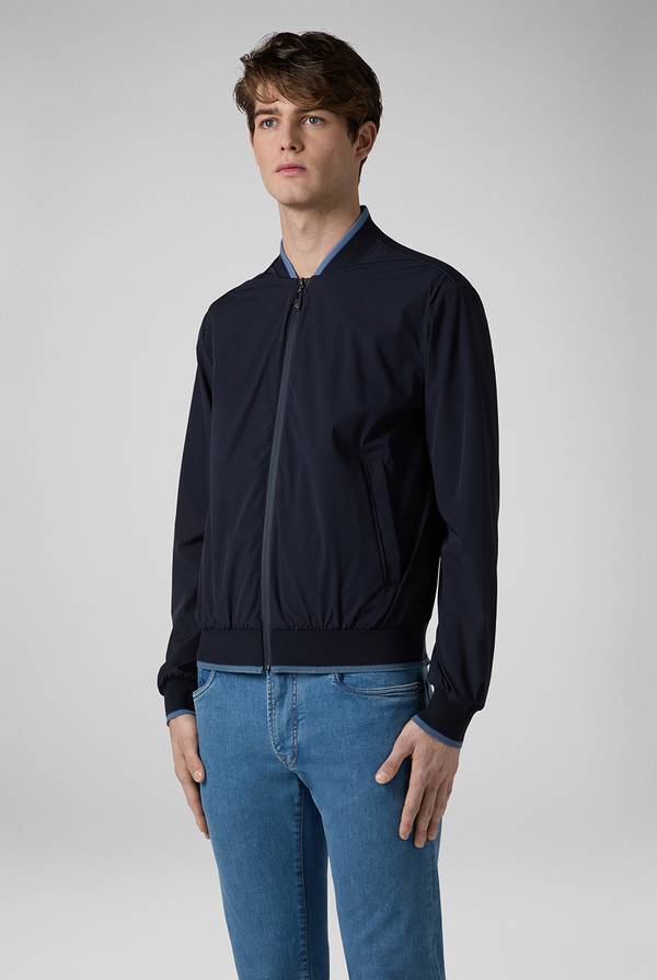 Pull Pal Zileri Bomber in soft shell color tortora Vendita Economica