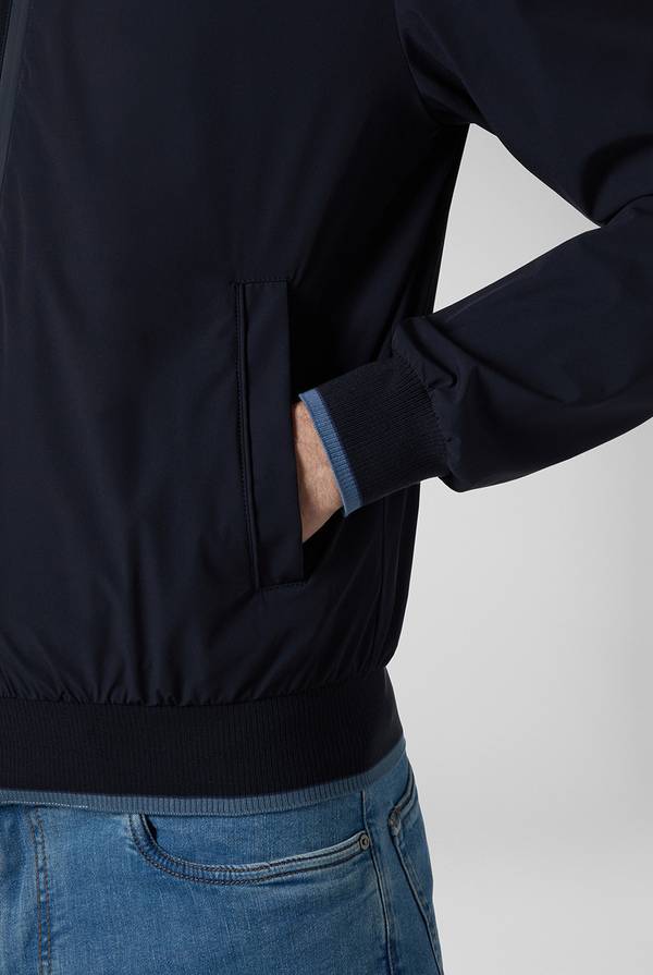 Pull Pal Zileri Bomber in soft shell color tortora Vendita Economica