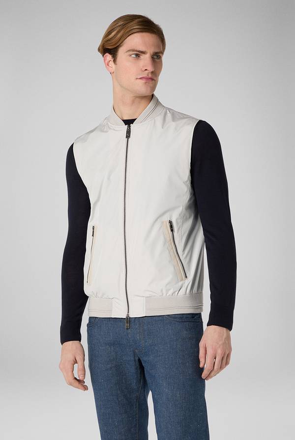 Pull Pal Zileri Outerwear gilet in nylon ultra leggero Vendite Flash