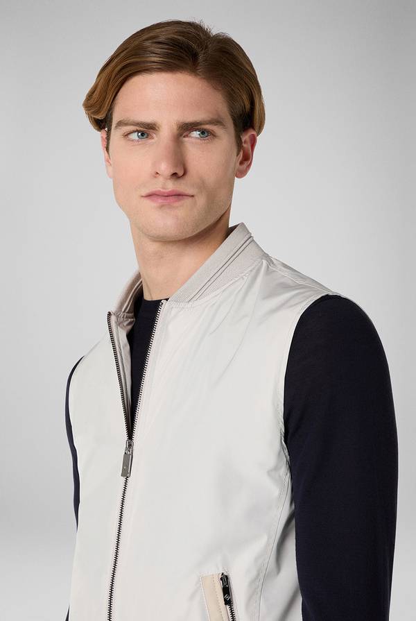 Pull Pal Zileri Outerwear gilet in nylon ultra leggero Vendite Flash