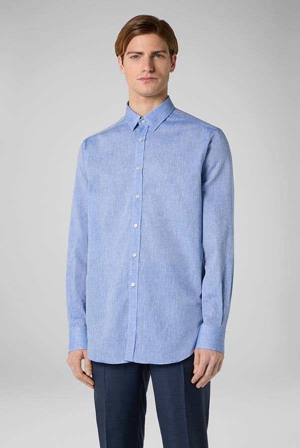 Pull Pal Zileri Camicia in lino e cotone Italy
