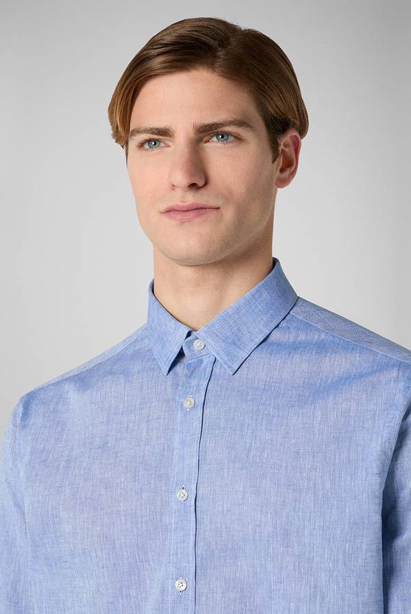 Pull Pal Zileri Camicia in lino e cotone Italy