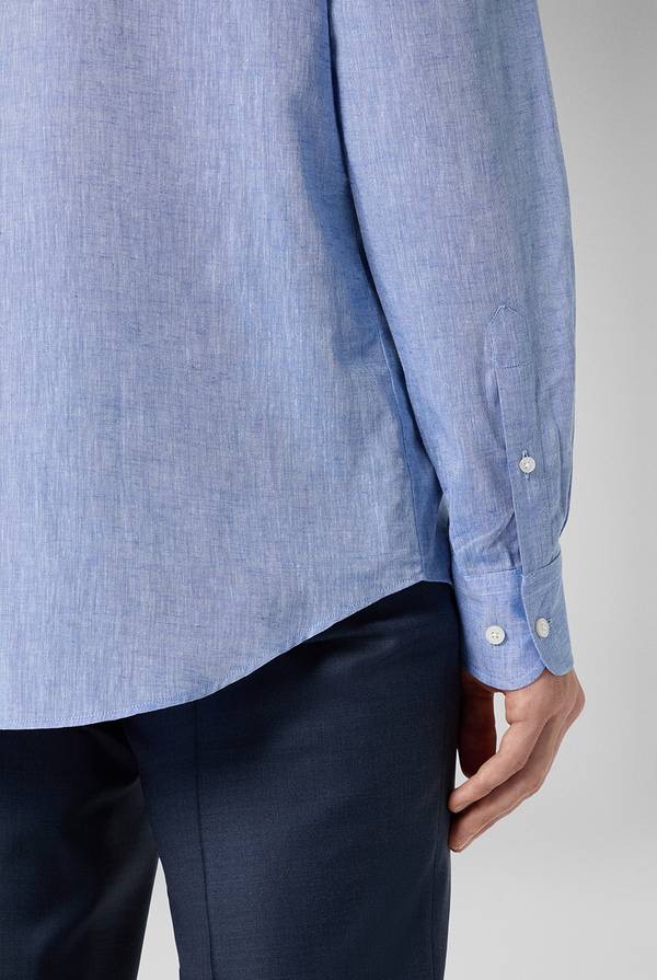 Pull Pal Zileri Camicia in lino e cotone Italy