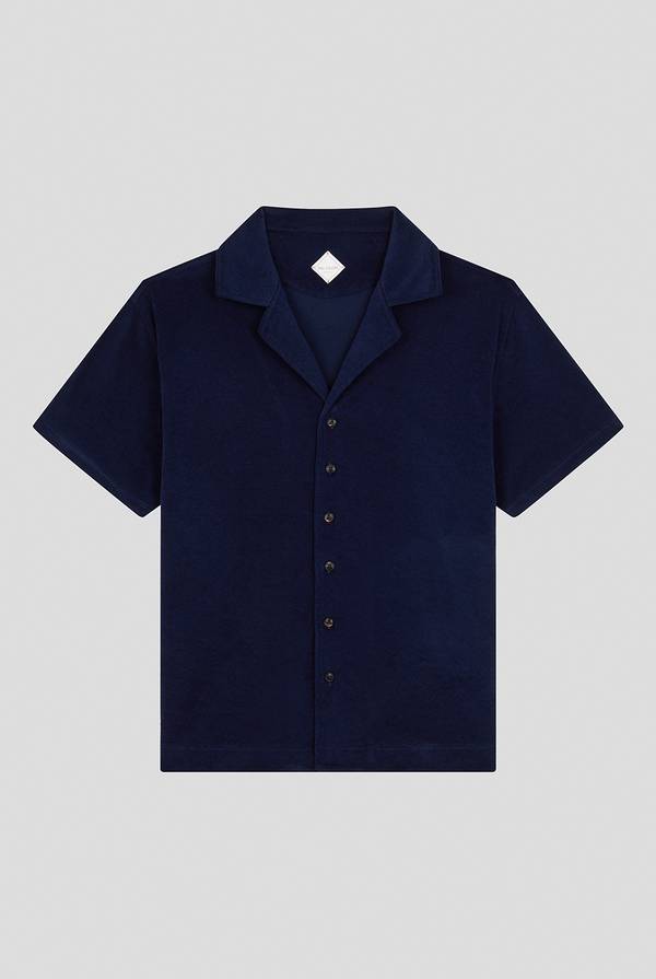 Pull Pal Zileri Camicia bowling in jersey In Linea