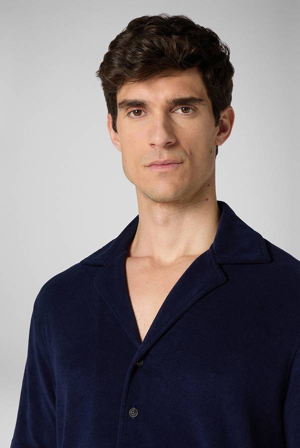 Pull Pal Zileri Camicia bowling in jersey In Linea
