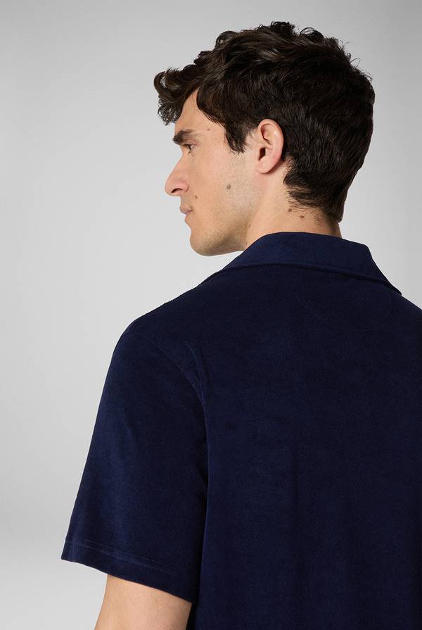 Pull Pal Zileri Camicia bowling in jersey In Linea