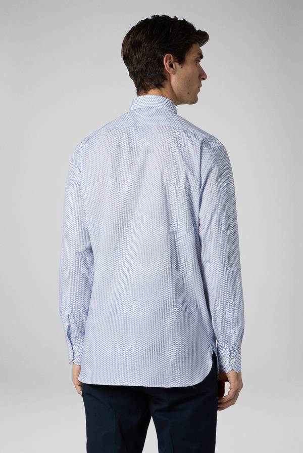 Pull Pal Zileri Camicia in puro cotone con stampa circolare Pezzi Unici