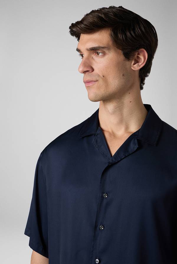Pull Pal Zileri Camicia bowling blu navy Shopping Online